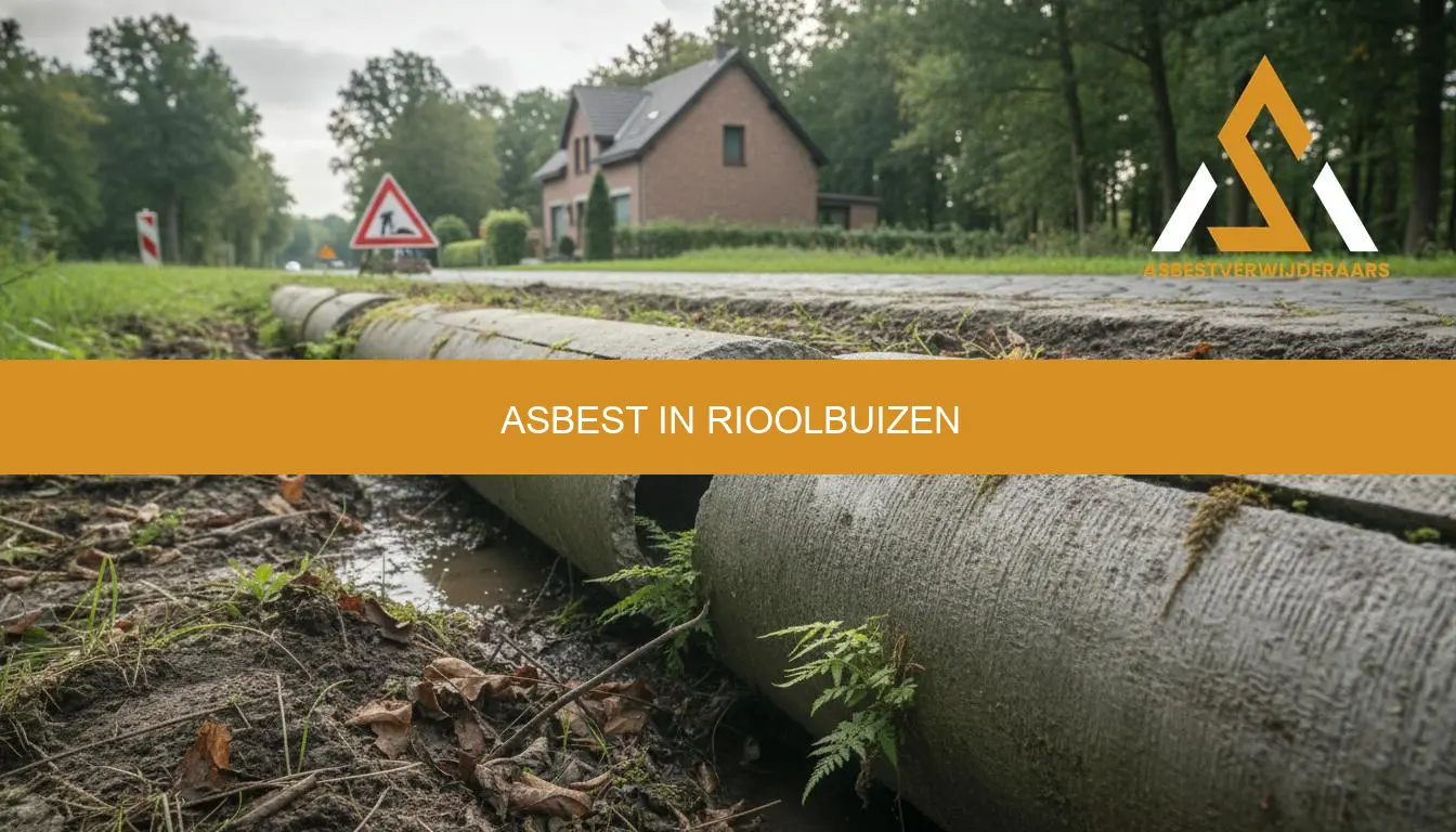 Asbest in rioolbuizen herkennen & veilig laten verwijderen