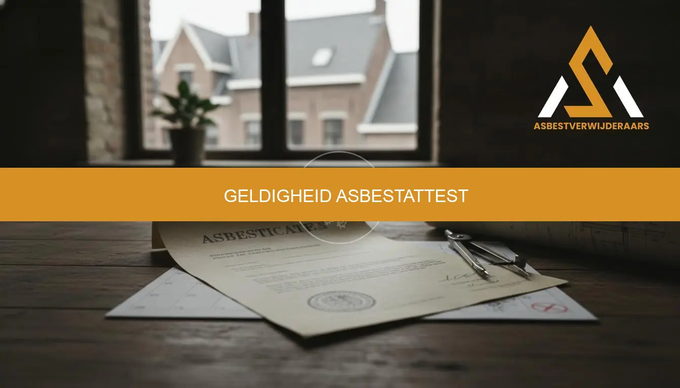 Geldigheid asbestattest: duur, regels en vernieuwen