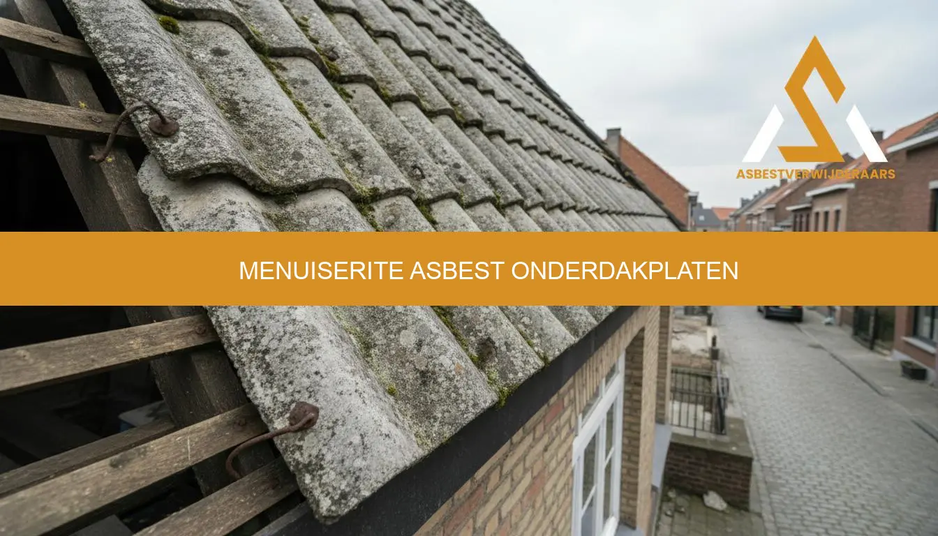 Menuiserite onderdakplaten: asbest herkennen & verwijderen