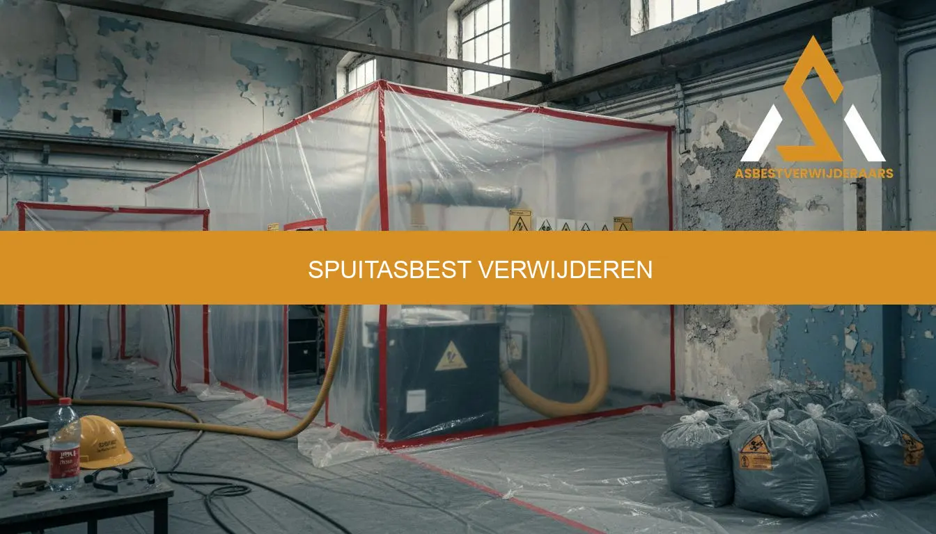 Spuitasbest verwijderen: veilig, erkend en prijsadvies